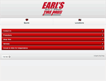 Tablet Screenshot of earlstire.com